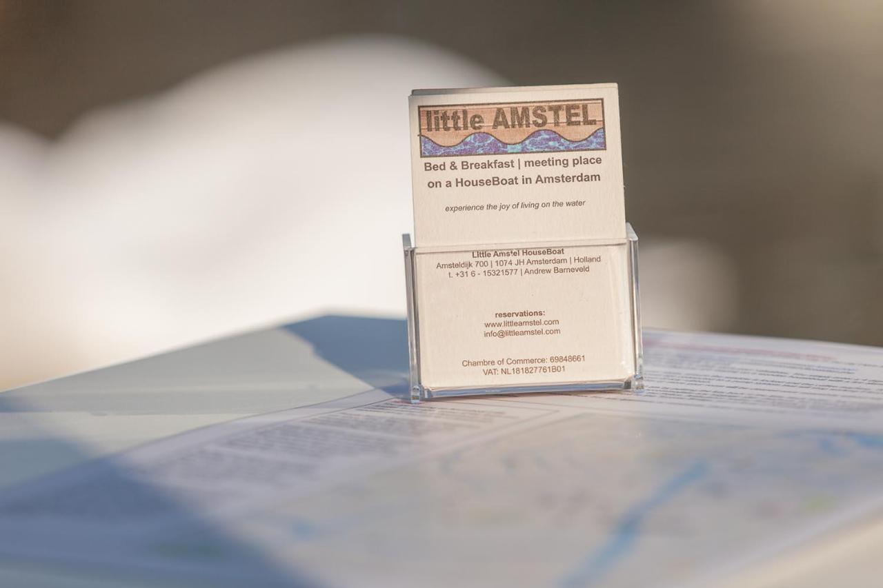 Houseboat Little Amstel Hotel Amsterdam Bagian luar foto