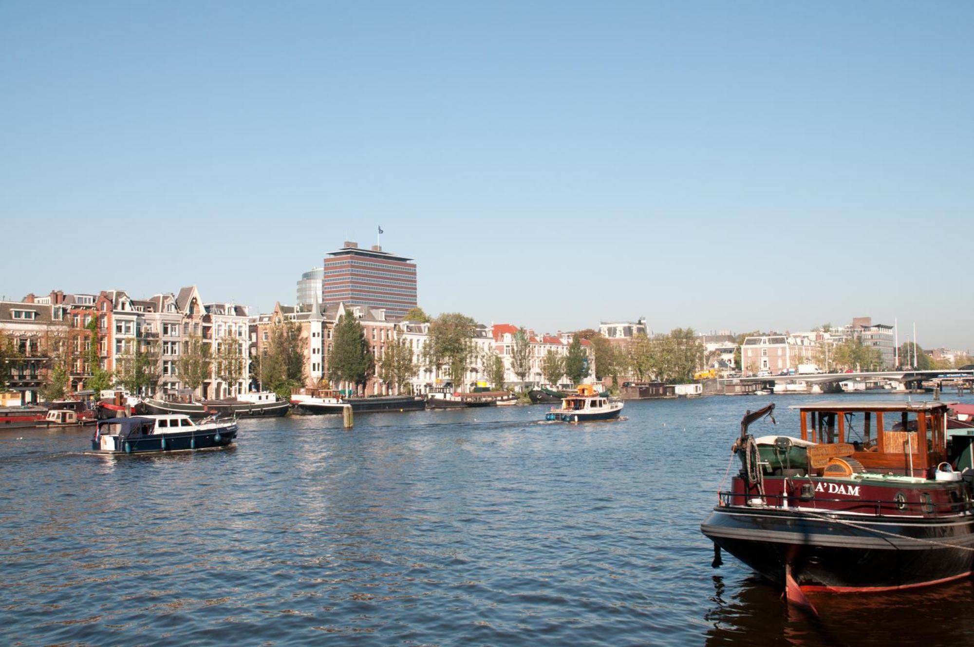 Houseboat Little Amstel Hotel Amsterdam Bagian luar foto