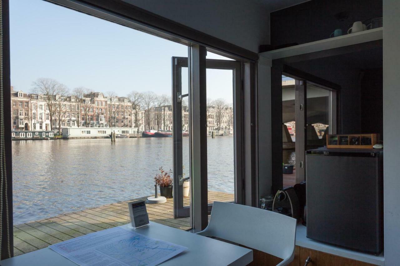 Houseboat Little Amstel Hotel Amsterdam Bagian luar foto